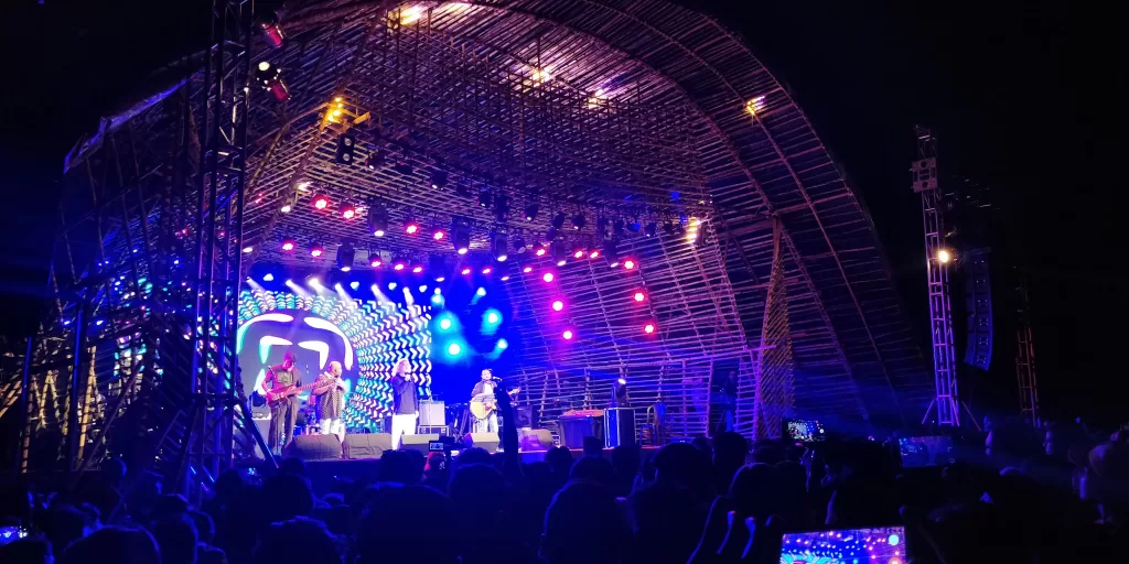 An Artist on Stage with people enjoying the concert