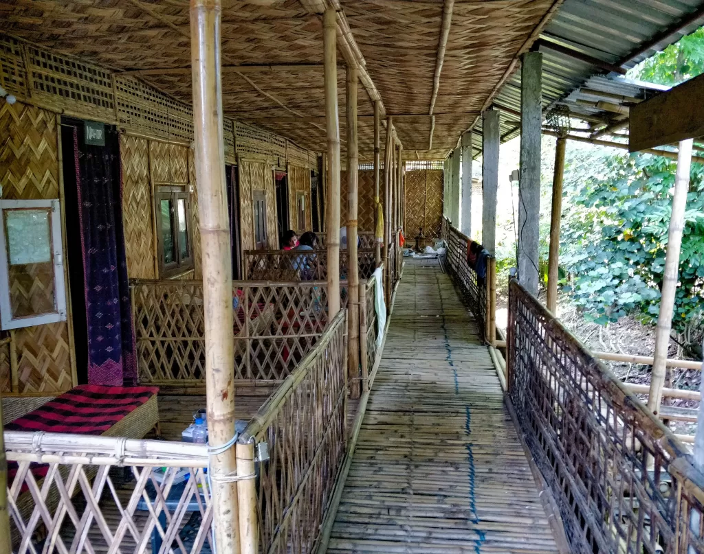 House made of bamboo