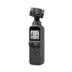 a black camera with a screen