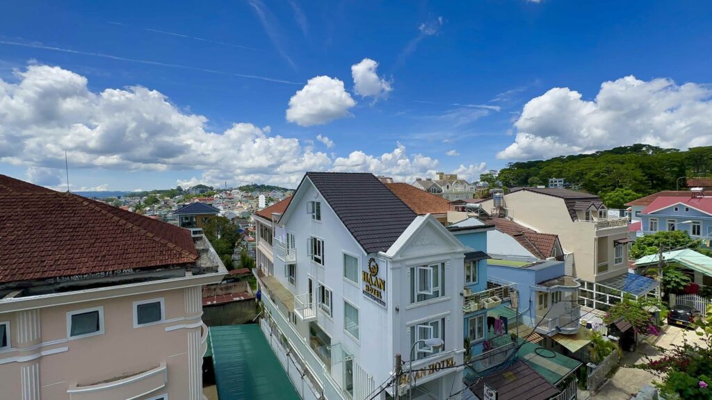 French Vietnamese architecture of Da Lat.