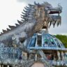 Dragon statue. One of the Best things to do in Vietnam