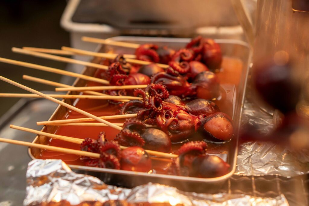 Octopus Ball Street Food of Japan