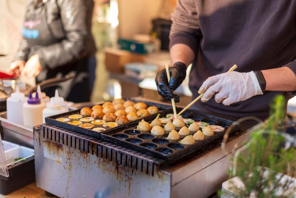 Takoyaki Balls - Street Food of Japan