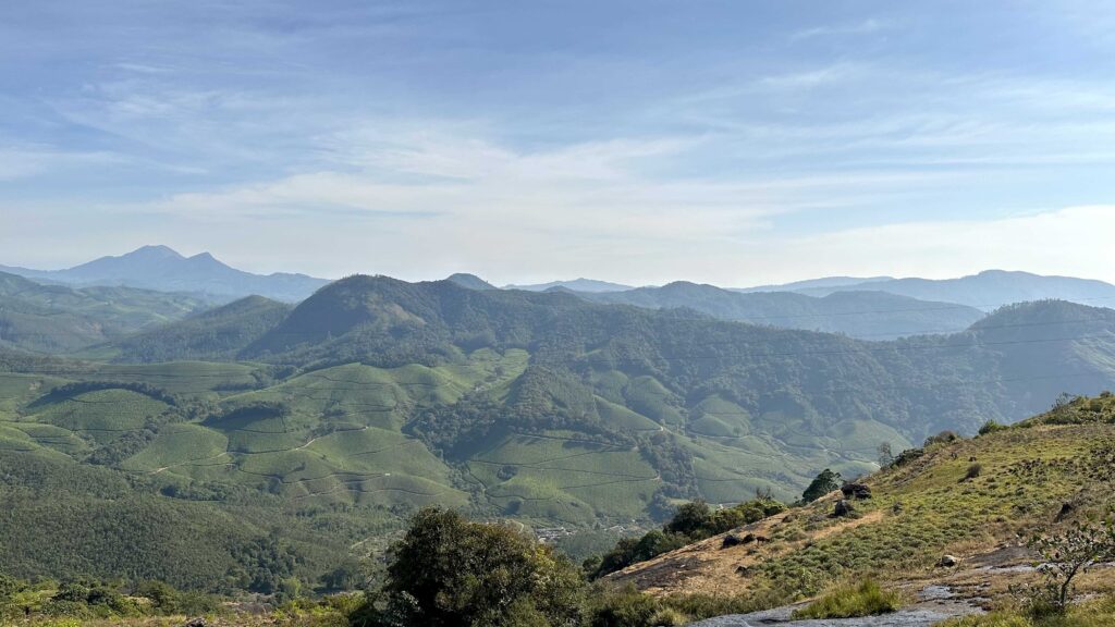 Natural landscape of Eravikulam national park Munnar Kerala