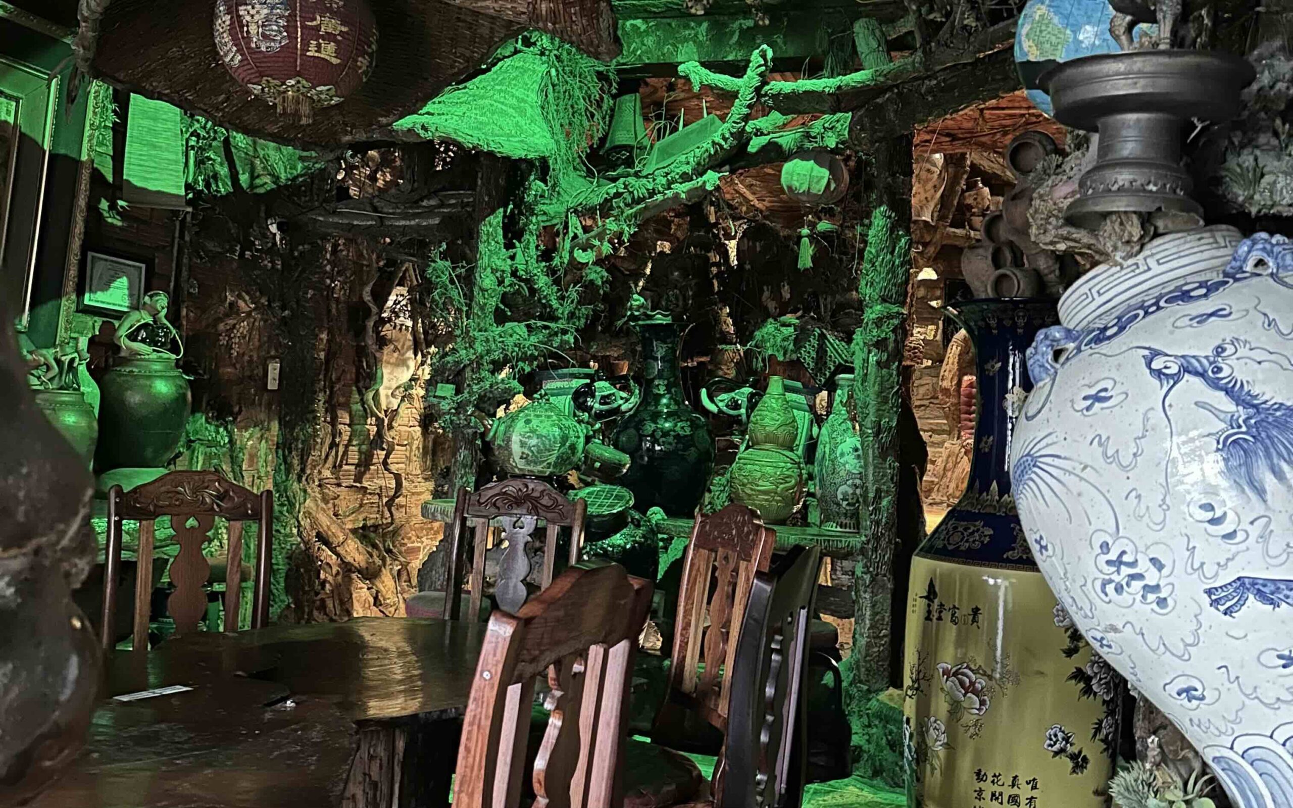 Inside image of Maze Bar, Dalat Vietnam