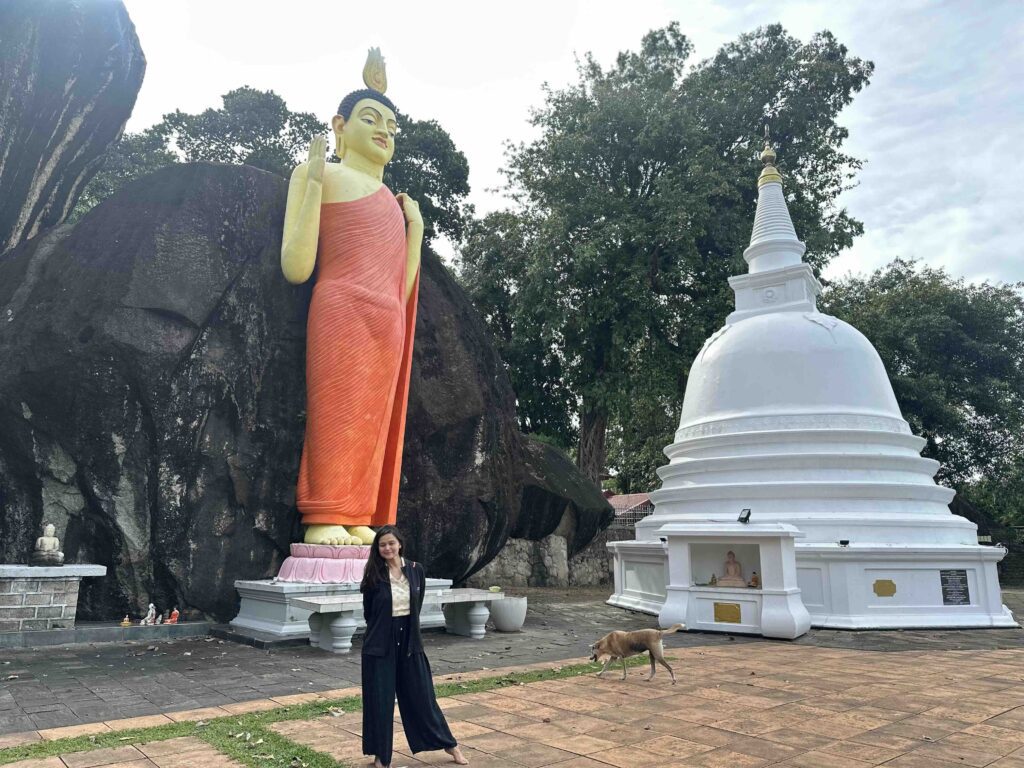 Yatagala Raja Vihara in Unawatuna, a great place to visit during monsoons in South Sri Lanka